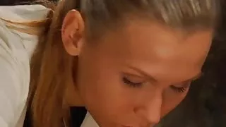 Today is delivery day for our beautiful blonde mistress to r