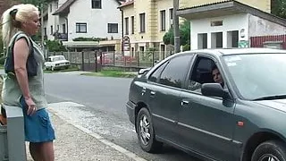Old granny gets picked up and fucked