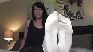 Foot lust edging session with Lady Dee