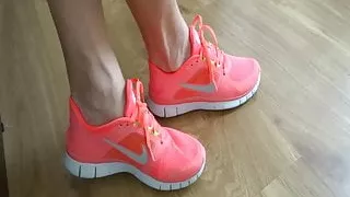 My sexy nike pink sneakers