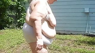 out side bra and panties