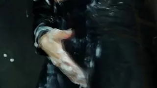 Creamcoverd gloryhole spex babe pussyrubbing