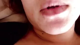 Cumming on his girlfriend