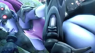 Overwatch Widowmaker railed by reaper