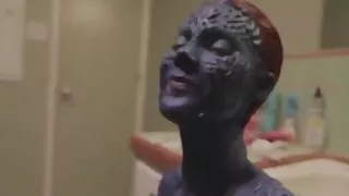 Mystique Cosplayer Gives Blowjob