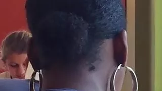 Sexy black woman's Afro part 2
