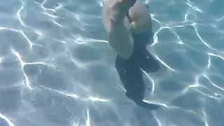 Britney Amputee Nude Swimming