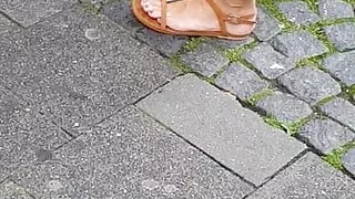 Very sexy blonde milf feet