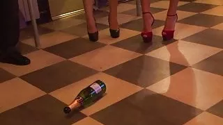 Real euro teens fucking in costume orgy