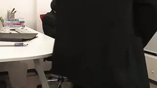 The new office intern gets initiated by sucking cock