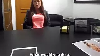 Young Busty Teen has no problem With Fucking for Fashion Job