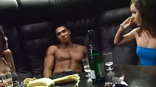 Amateur students having a fuck fest at club