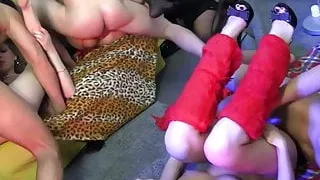 College party teens hosting wild sex orgy