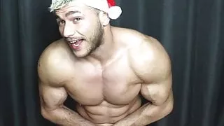 Sexy Santa Muscle Cum