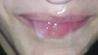 Try to swallow