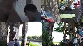 PHILAVISE- Public multi angle with milf Alyssa Lynn