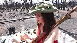 Amateur wife sucks cock in the Apocalypse.  lol