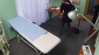 Real patient doggystyled during checkup