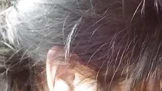 cheating latina wife sucking cock in woods at rest area prt3