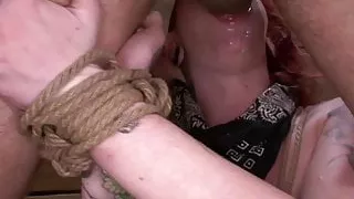 FetishNetwork Sheena Rose rope tied sex