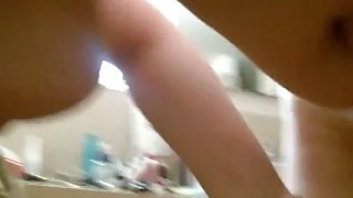 I film the big boobs of my wife, as I fuck her wet pussy