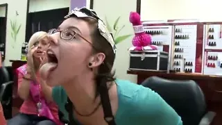 Cock Sucking Party In The Hair Salon