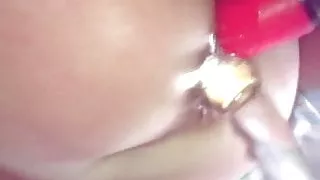 Homemade hardcore fuck with sex toys