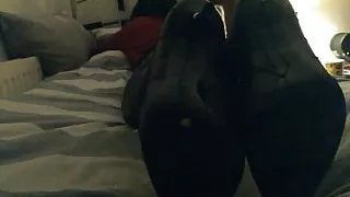 Gianmarco lorenzi boots on the bed