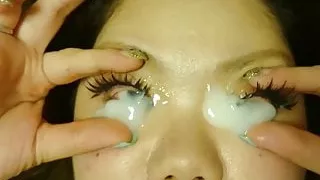 cum in eye