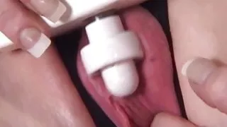 This big rubber cock is going to hurt a little at first