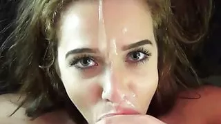 Footjob and Facial