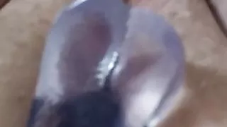 My girlfriend playing with her pussy