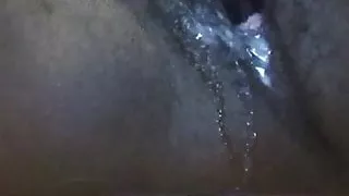 Super wet creamy pussy getting played with