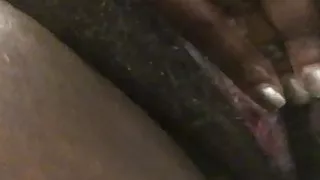 Playing in my pussy at work