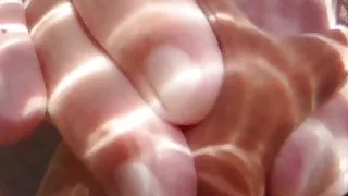 Un petit tour dans la mer et on s'amuse