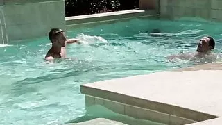 NextDoorBuddies Str8 Buddies Enjoying Pool And Cocks