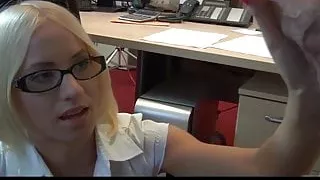 Slutty young nurse mouth checking old man penis in 69 fuck