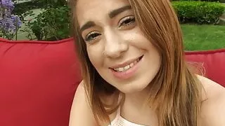 Slutty Joseline Kelly makes stepdad cum for her phone