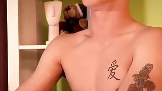 Handsome twink spreads his lovers asshole with his big cock