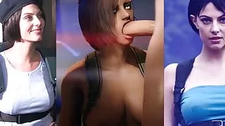 Julia Voth (Jill Valentine) Jerk Off Challenge