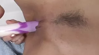 Eve Angel bathroom masturbation