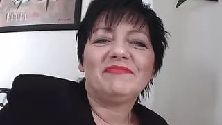 Busty german milf sucks