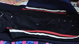 cum on my swimsuit spandex