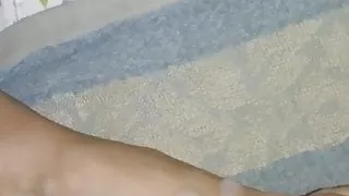 My wife relaxing and cum feet 3