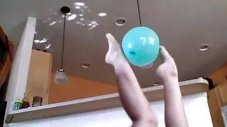 Zoe Plays with Balls