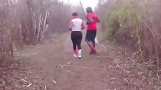 Outdoors doggy banging for the chubby ebony chick