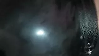 latex whore sucling cock