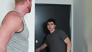 Will Braun slams Josh Peters hot ass after some training