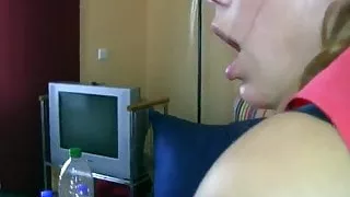 blonde gets dogged in someone else's home