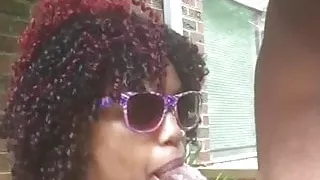 Milf Sucking Dick Outdoors Nasty